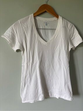 Brandy Melville Short Sleeve V-neck 100% Cotton Tee Top